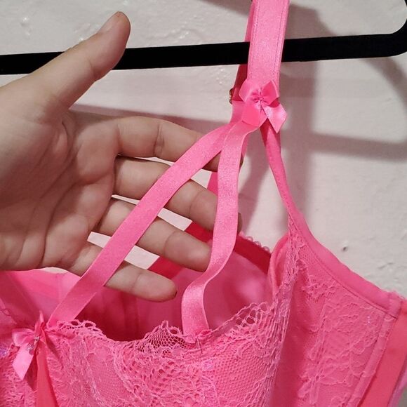 Savage x Fenty Living in the Clouds Iridescent Lace Bra Size 42DD - Picture 9 of 16